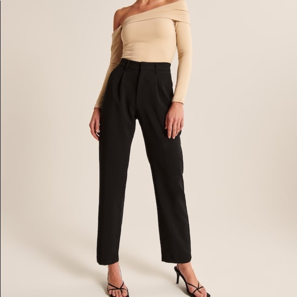 Black trouser pants